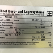 Hänel_Ro970_Pos.278_Typenschild