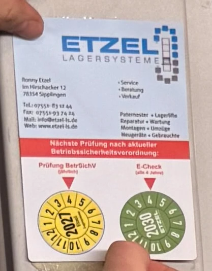 DIN EN 15095 Prüfung