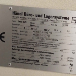Hänel_LL_2860x825_Pos. 289_Typenschild